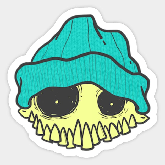 Skull Sticker by Snaileton